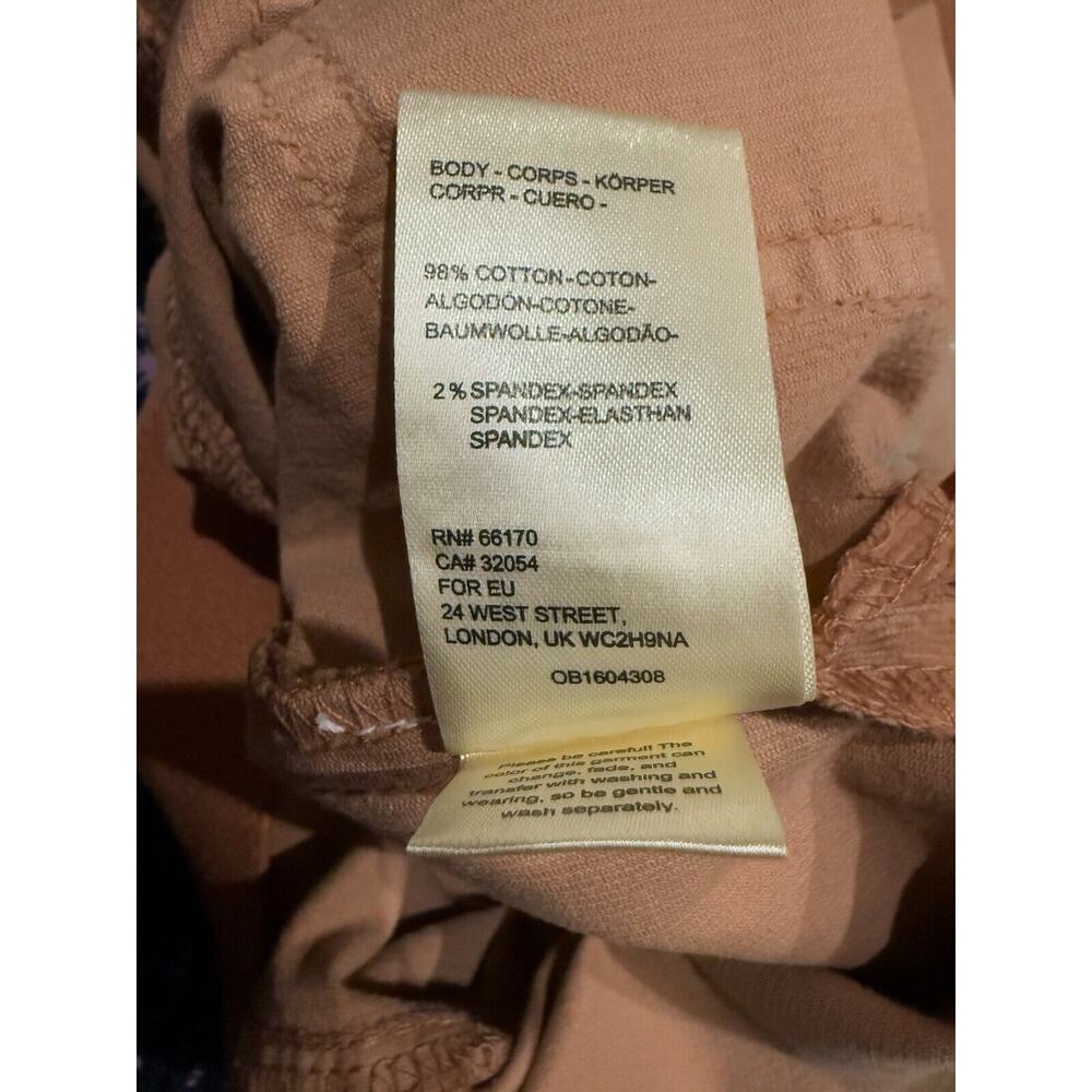 We‎ The Free NWT Jenny High Rise Corduroy Skinny Flare Pants Women's 27 Boho - Picture 11 of 14